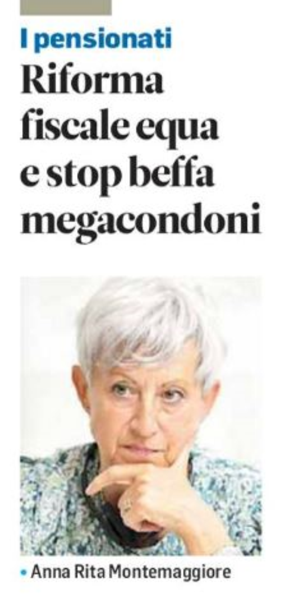 Riforma fiscale equa e stop beffa megacondoni