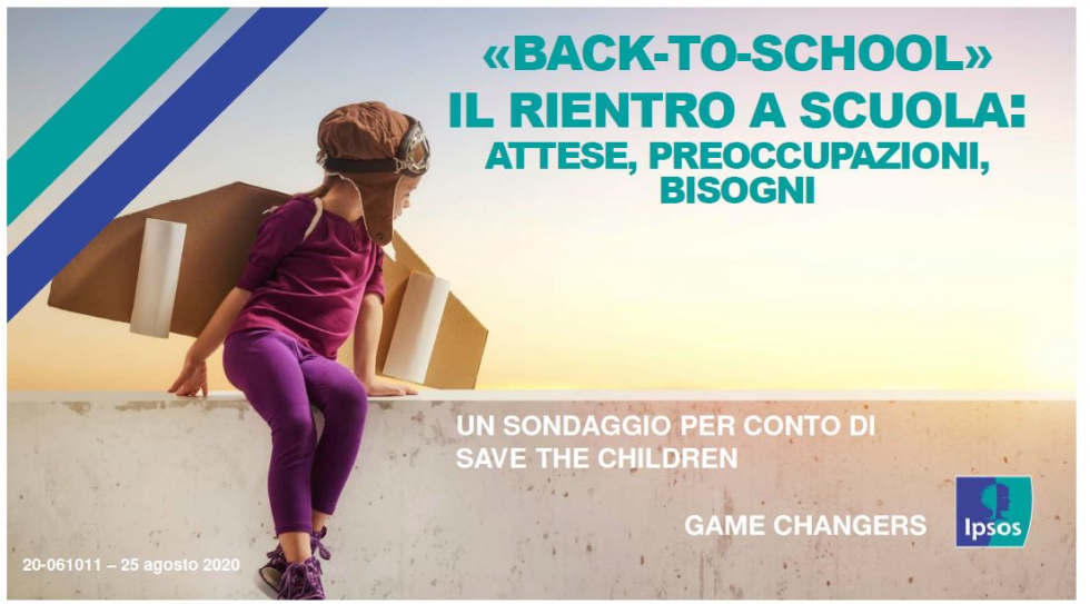 Ritorno a scuola- Indagine Ipsos per Save the Children