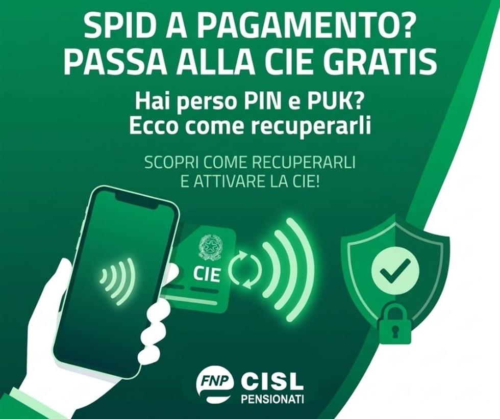 Spid a pagamento? Come passare alla Carta d'Identità Elettronica (CIE) e recuperare i codici PIN e PUK