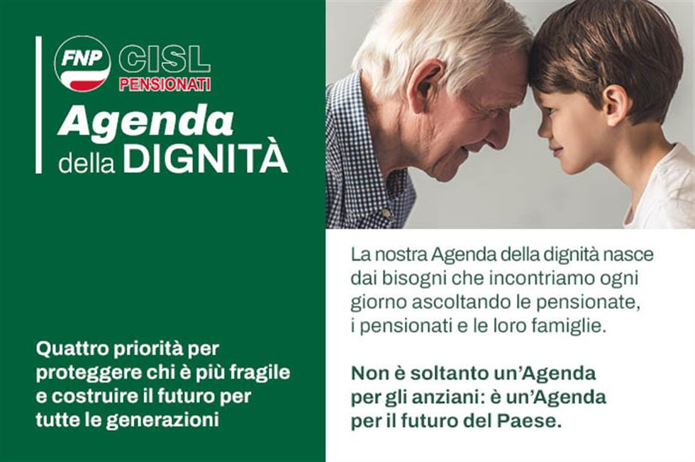FNP CISL, presentata l’Agenda della dignità: quattro priorità per pensionati, famiglie e futuro del Paese